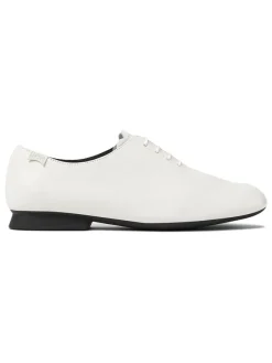 Camper Schnürschuhe^Leder-Schnürschuhe in Weiß