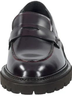 Leder-Schnürschuhe "Ivyhill" in Bordeaux>GANT Footwear