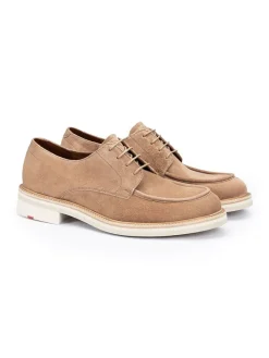 Leder-Schnürschuhe "Jupiter" in Beige>LLOYD