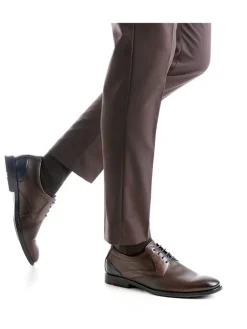 Leder-Schnürschuhe 