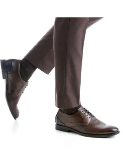 Leder-Schnürschuhe 