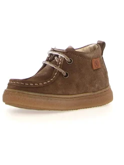 Leder-Schnürschuhe "Kasden" in Dunkelbraun>Naturino