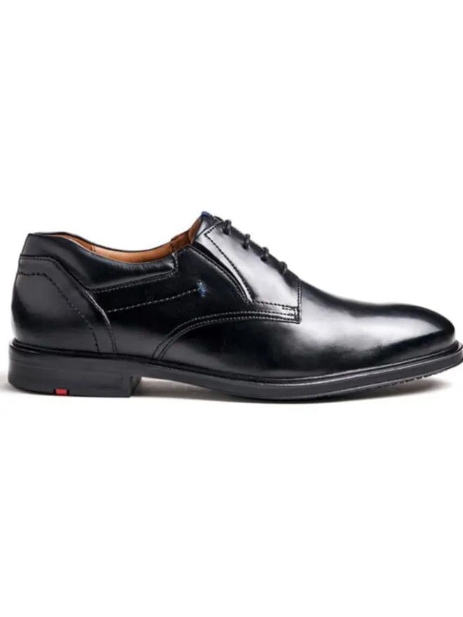 Leder-Schnürschuhe "Kos" in Schwarz>LLOYD