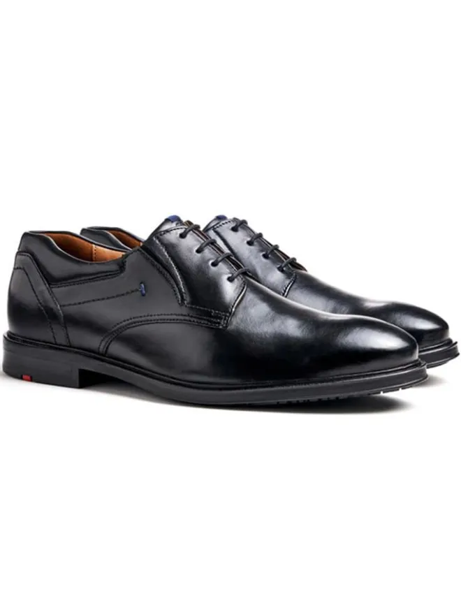 Leder-Schnürschuhe "Kos" in Schwarz>LLOYD