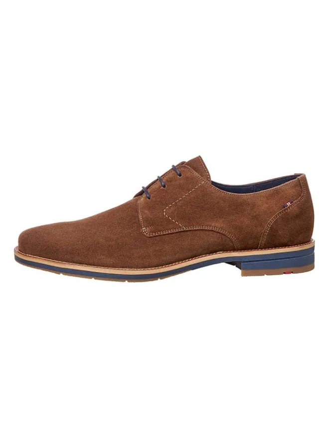 LLOYD Schnürschuhe^Leder-Schnürschuhe "Langston" in Hellbraun