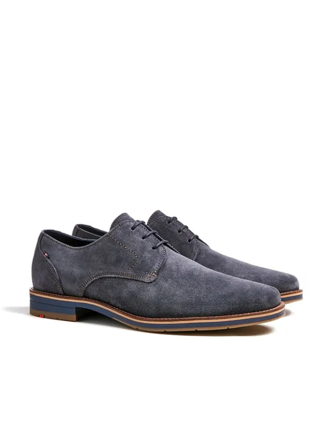 LLOYD Schnürschuhe^Leder-Schnürschuhe "Langston" in Grau