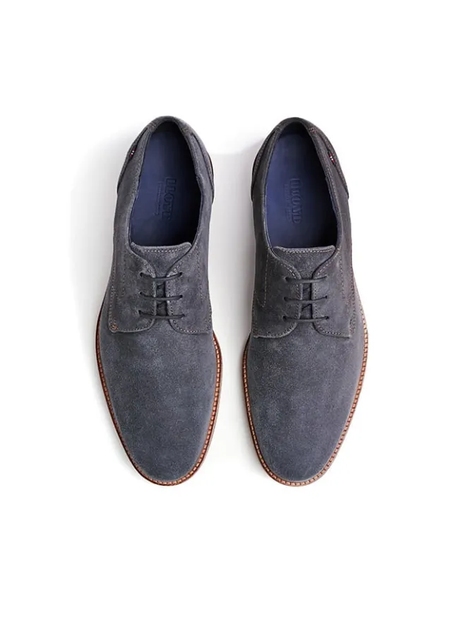 LLOYD Schnürschuhe^Leder-Schnürschuhe "Langston" in Grau