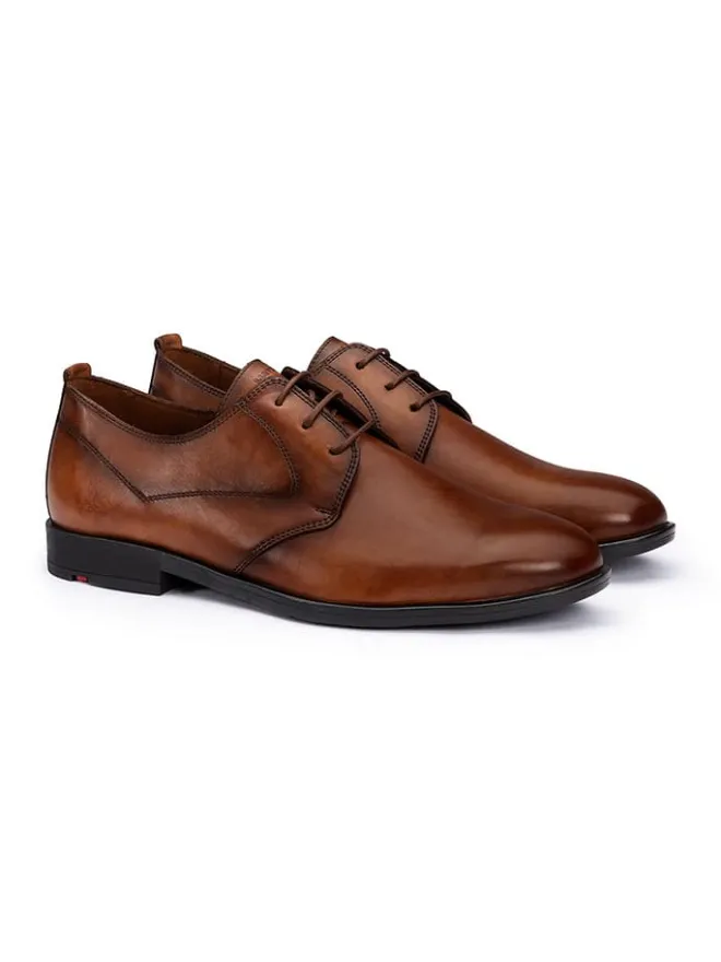 LLOYD Schnürschuhe^Leder-Schnürschuhe "Larin" in Hellbraun