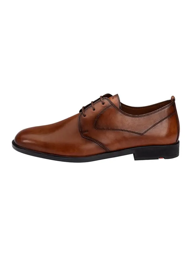 LLOYD Schnürschuhe^Leder-Schnürschuhe "Larin" in Hellbraun