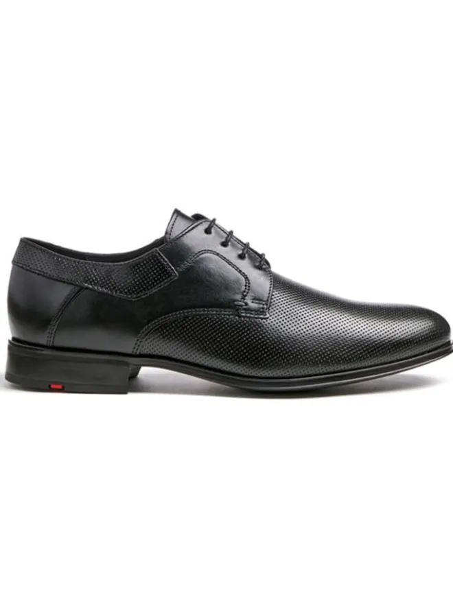 Leder-Schnürschuhe "Levin" in Schwarz>LLOYD Discount