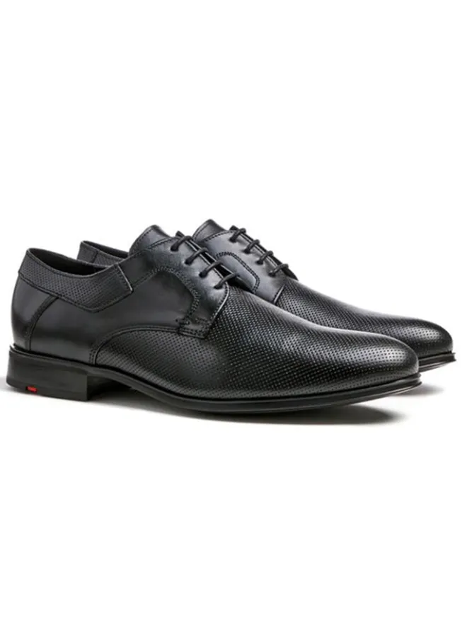 Leder-Schnürschuhe "Levin" in Schwarz>LLOYD Discount