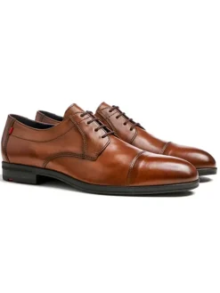 Leder-Schnürschuhe "Lias" in Hellbraun>LLOYD New