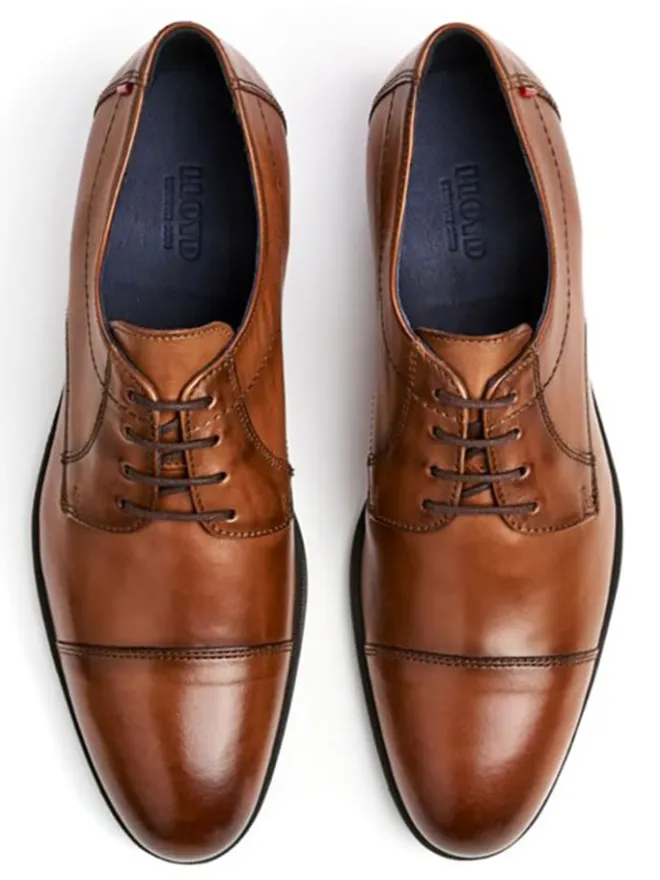 Leder-Schnürschuhe "Lias" in Hellbraun>LLOYD New