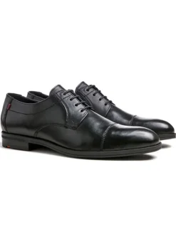 Leder-Schnürschuhe "Lias" in Schwarz>LLOYD Clearance