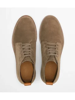Marc O'Polo Shoes Stiefel & Boots^Leder-Schnürschuhe "Linus" in Hellbraun