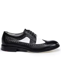 LLOYD Schnürschuhe^Leder-Schnürschuhe "Lionel" in Schwarz/ Weiß