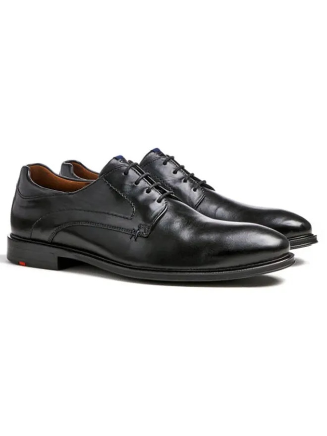 Leder-Schnürschuhe "Milan" in Schwarz>LLOYD Best