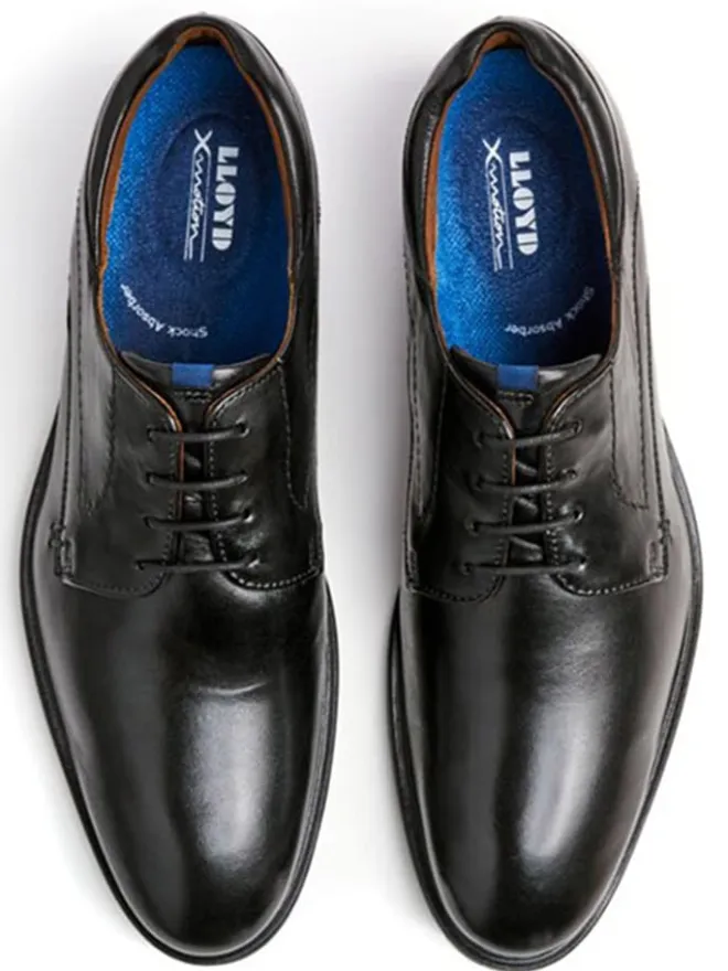 Leder-Schnürschuhe "Milan" in Schwarz>LLOYD Best
