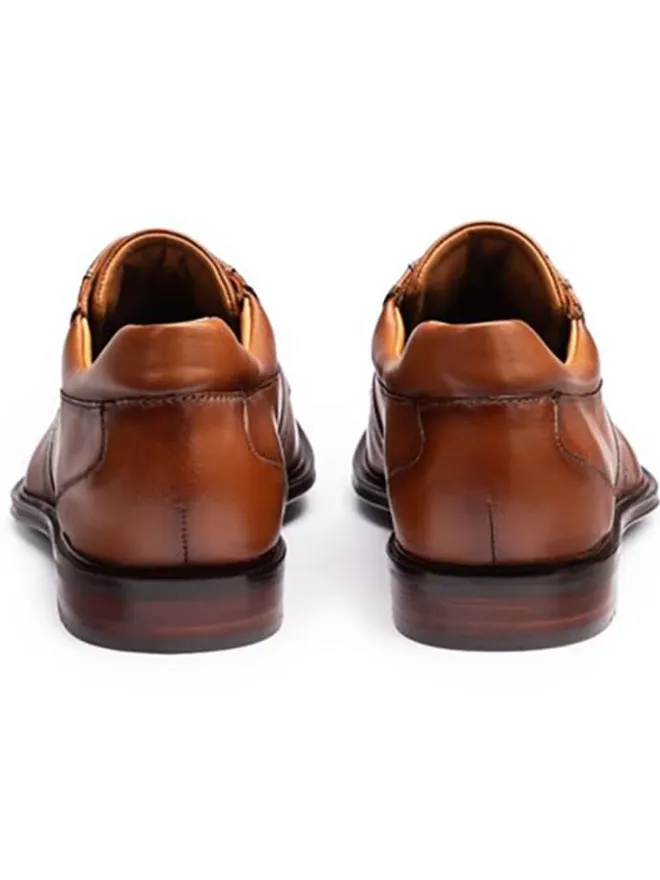 LLOYD Schnürschuhe^Leder-Schnürschuhe "Monty" in Hellbraun