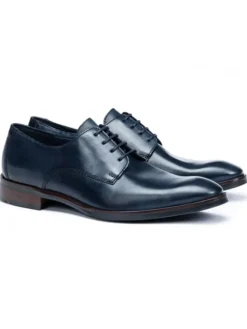 Leder-Schnürschuhe "Odil" in Dunkelblau>LLOYD Sale