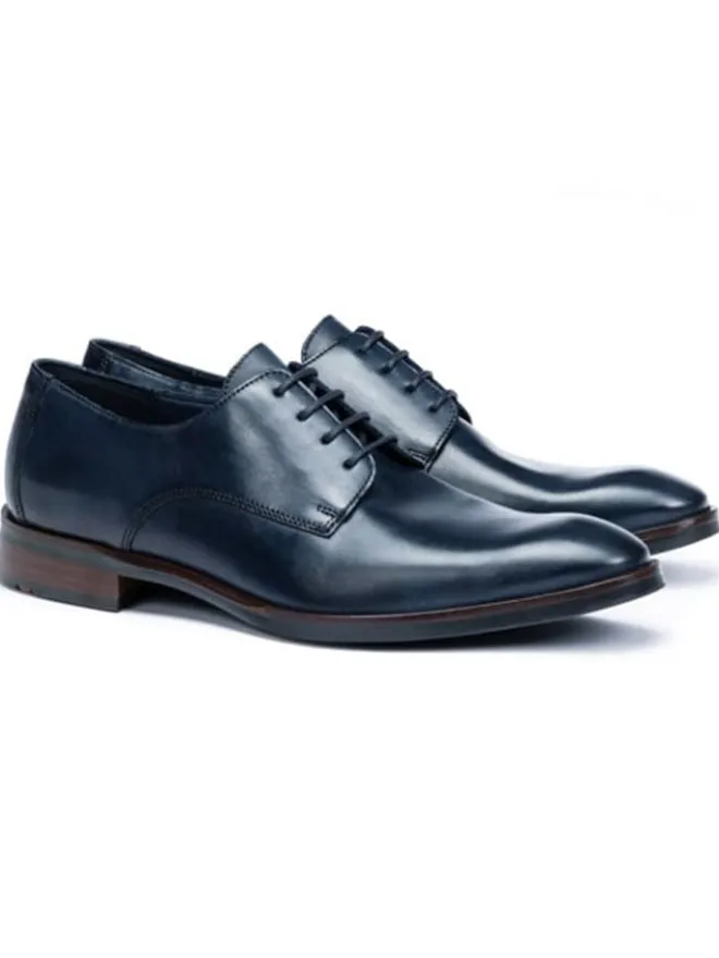 Leder-Schnürschuhe "Odil" in Dunkelblau>LLOYD Sale