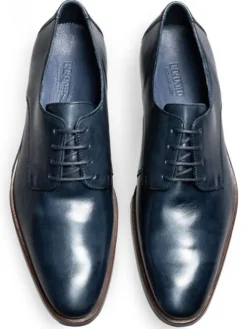 Leder-Schnürschuhe 