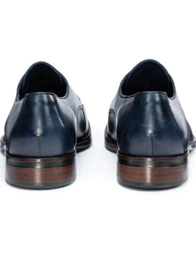 Leder-Schnürschuhe "Odil" in Dunkelblau>LLOYD Sale
