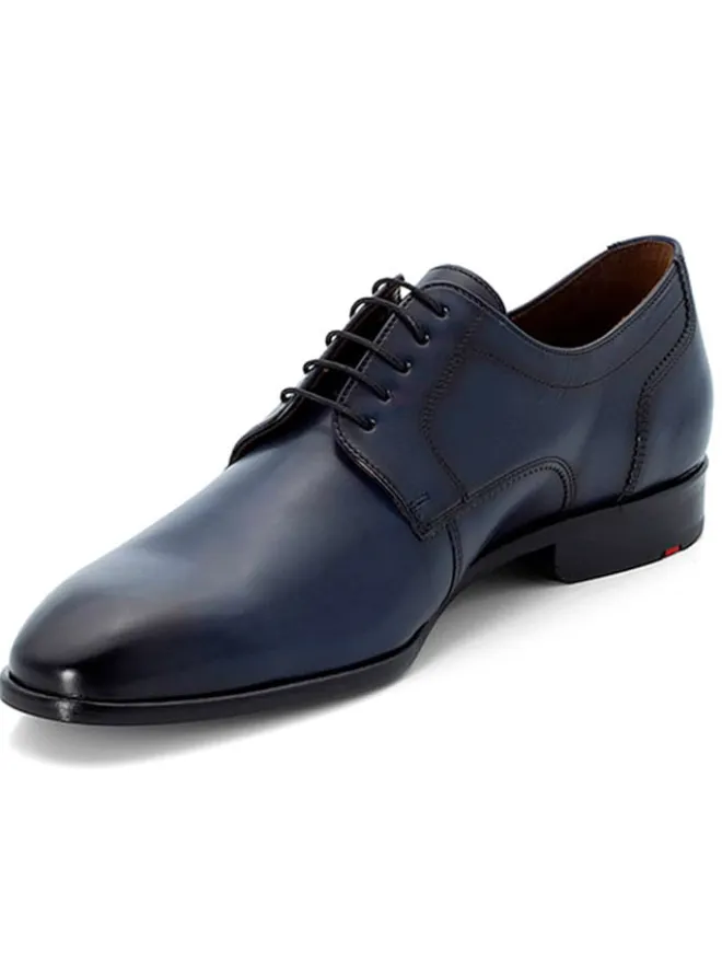 Leder-Schnürschuhe "Pados" in Dunkelblau>LLOYD Outlet