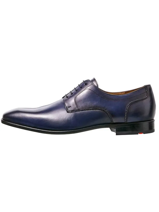 Leder-Schnürschuhe "Pados" in Dunkelblau>LLOYD Outlet