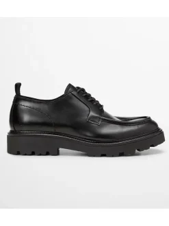 Leder-Schnürschuhe "Phil" in Schwarz>Marc O'Polo Shoes New