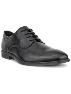 Ecco Schnürschuhe^Leder-Schnürschuhe