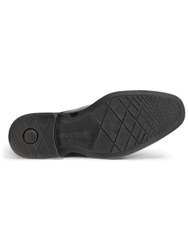 Ecco Schnürschuhe^Leder-Schnürschuhe "Queenstown Derby" in Schwarz