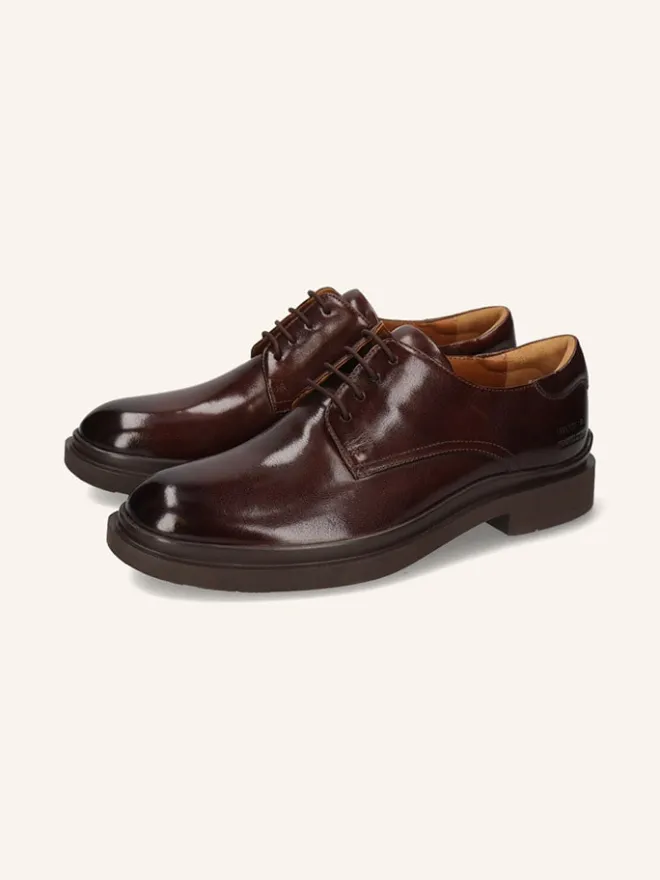 Leder-Schnürschuhe "Ron 6" in Braun>MELVIN & HAMILTON Discount