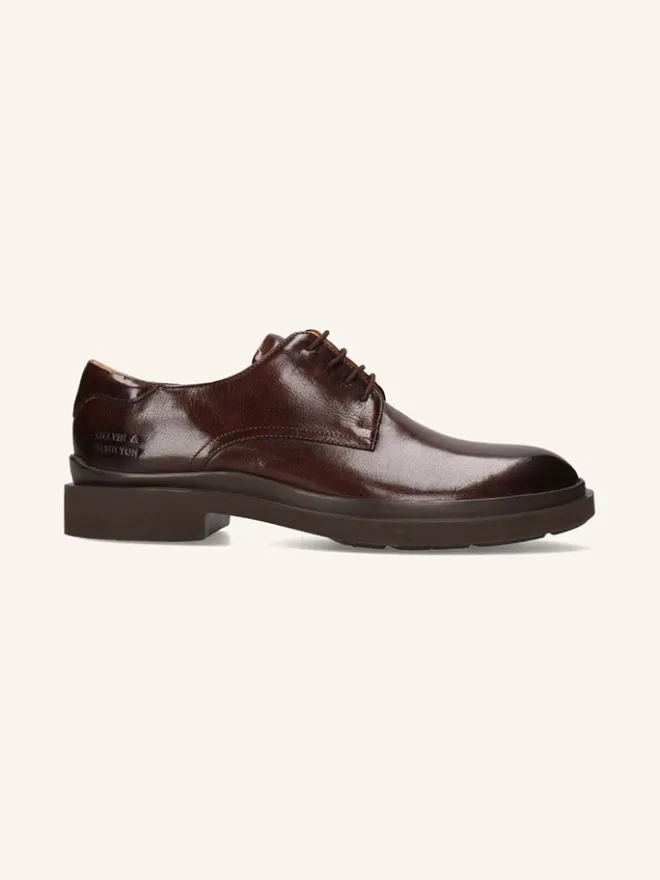 Leder-Schnürschuhe "Ron 6" in Braun>MELVIN & HAMILTON Discount