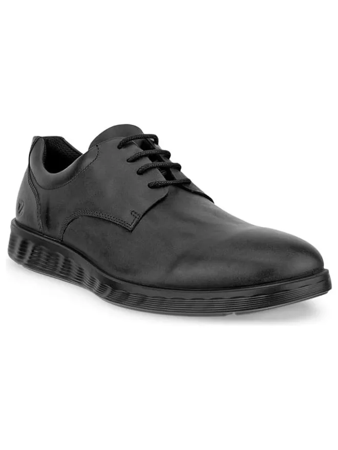 Ecco Schnürschuhe^Leder-Schnürschuhe "S Lite Hybrid" in Schwarz