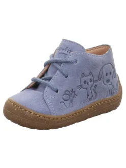 superfit Halbschuhe^Leder-Schnürschuhe "Saturnus" in Blau
