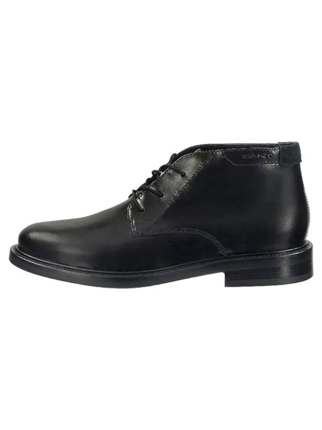 Leder-Schnürschuhe "St Fairkon" in Schwarz>Gant