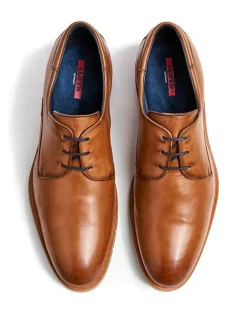 Leder-Schnürschuhe 