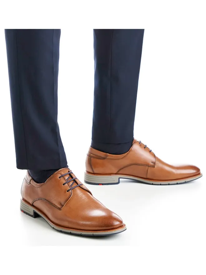 Leder-Schnürschuhe "Tambo" in Hellbraun>LLOYD New