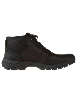 CAT Schnürschuhe|Schnürschuhe^Leder-Schnürschuhe "Threshold Chukka" in Schwarz
