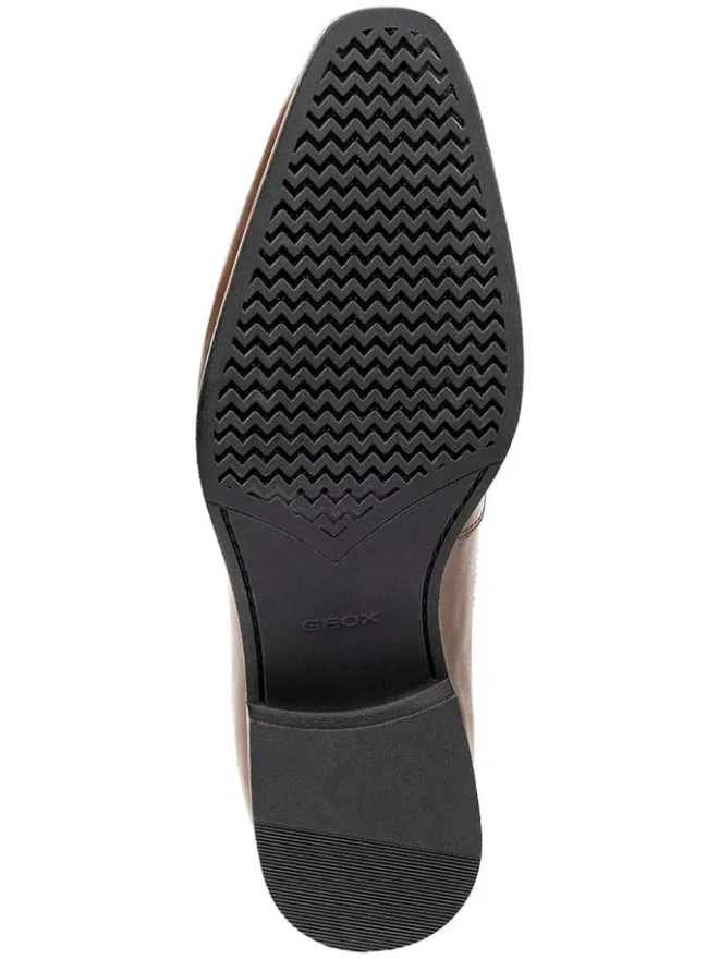 Leder-Schnürschuhe "Uomo High Life" in Braun>Geox Outlet
