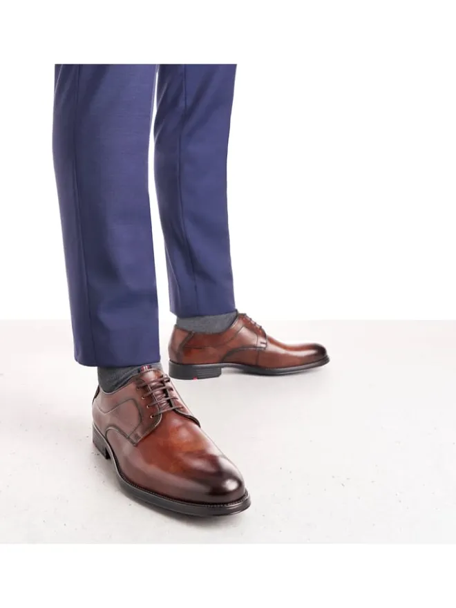 Leder-Schnürschuhe "Valmary" in Hellbraun>LLOYD Outlet