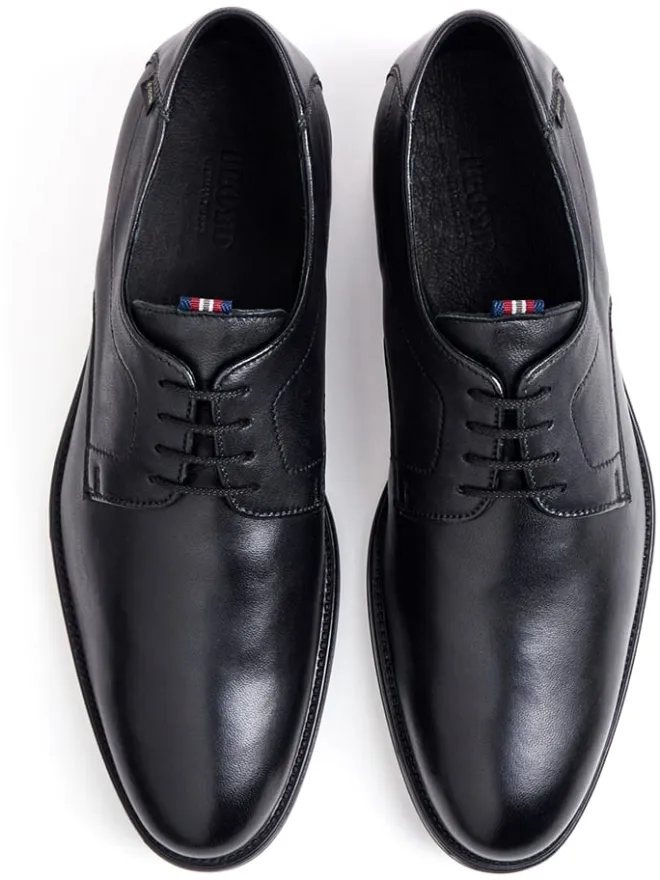 Leder-Schnürschuhe "Valmary" in Schwarz>LLOYD New