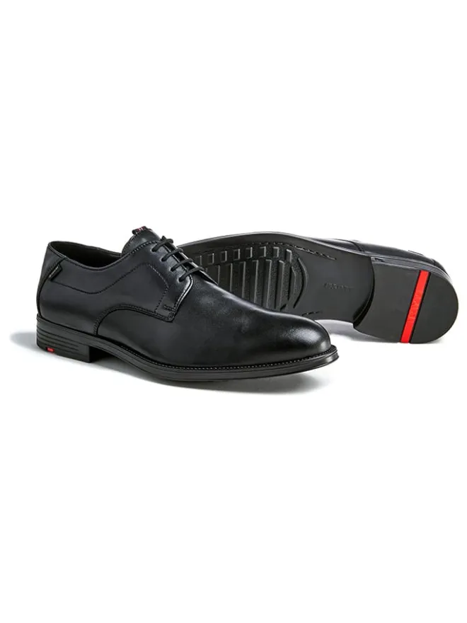 Leder-Schnürschuhe "Valmary" in Schwarz>LLOYD New