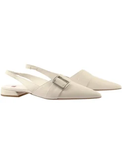 Högl Ballerinas^Leder-Slingballerinas in Creme