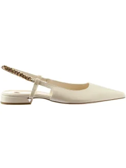Högl Ballerinas^Leder-Slingballerinas in Creme