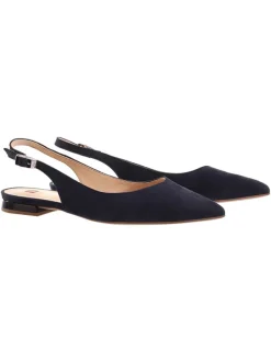 Högl Pumps^Leder-Slingballerinas in Dunkelblau