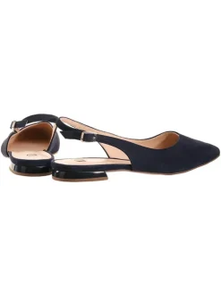 Högl Pumps^Leder-Slingballerinas in Dunkelblau