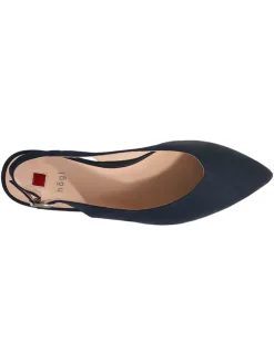 Högl Pumps^Leder-Slingballerinas in Dunkelblau