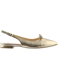 Högl Ballerinas^Leder-Slingballerinas in Gold